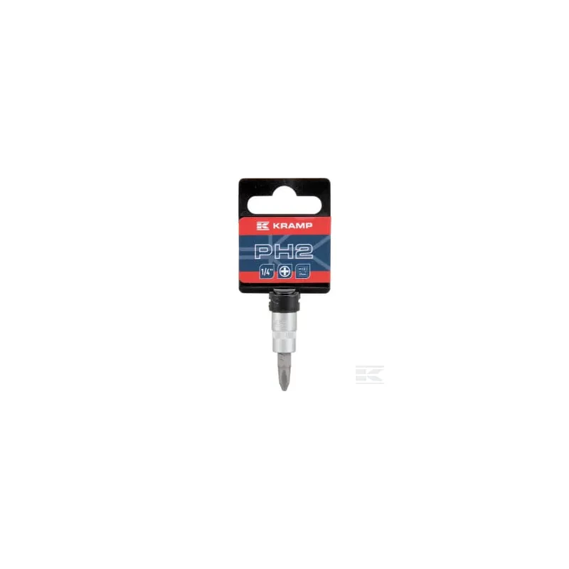 Douille de tournevis 1/4" PH 2