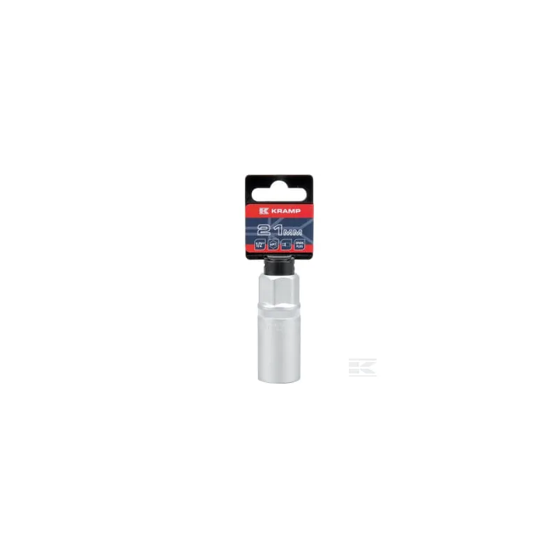 Douille clé à bougie 1/2" 21 mm