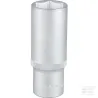 Douille longue 1/2" 6 pans 22mm