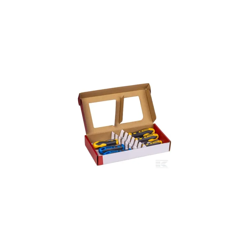 Jeu 6 tournevis écrous à fente/Pozidriv