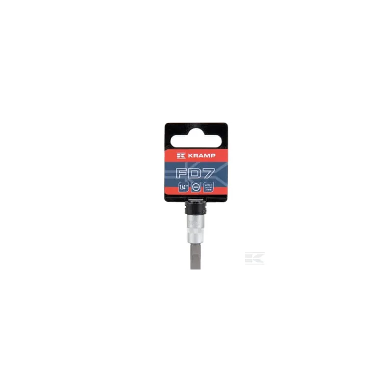 Douille de tournevis 1/4" 7,0mm