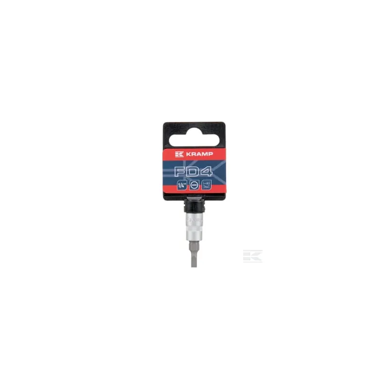 Douille de tournevis 1/4" 4,0 mm
