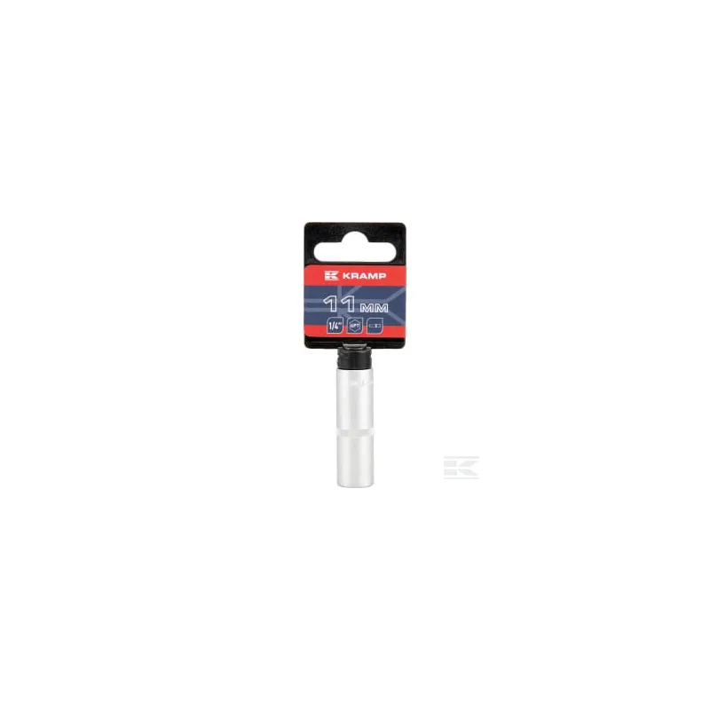 Douille longue 1/4" 6 pans 11 mm
