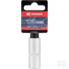 Douille longue 1/4" 6 pans 14 mm
