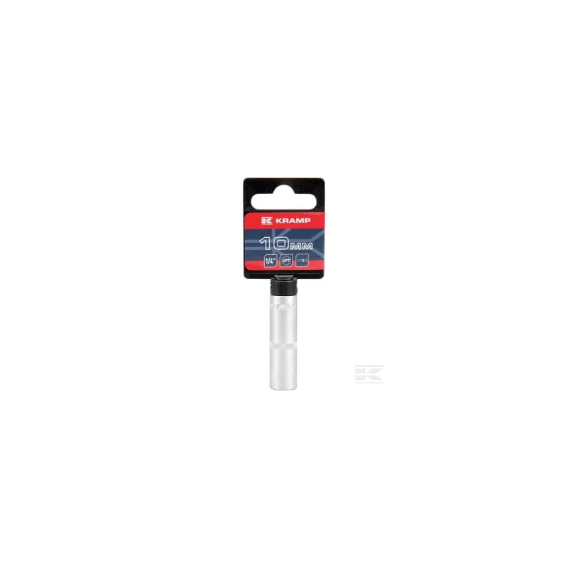 Douille longue 1/4" 6 pans 10 mm
