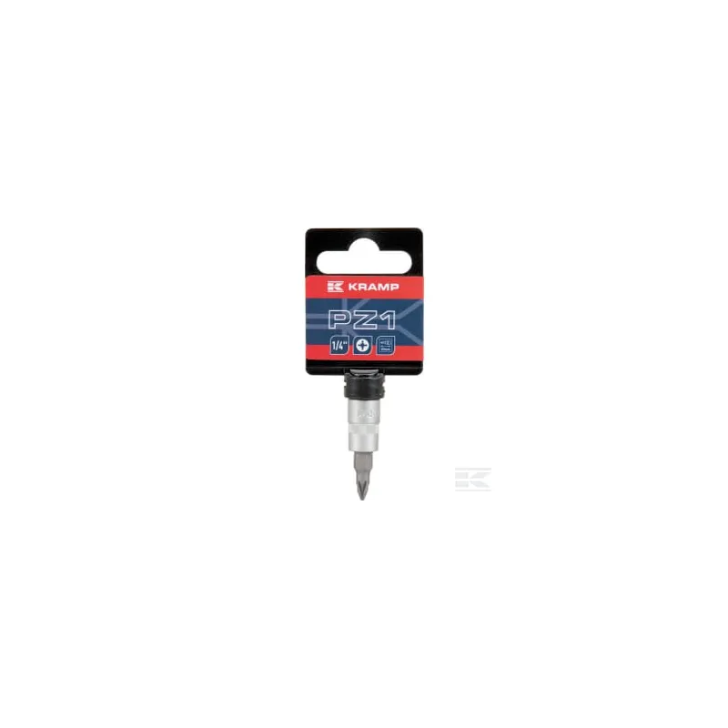 Douille de tournevis 1/4" PZ 1