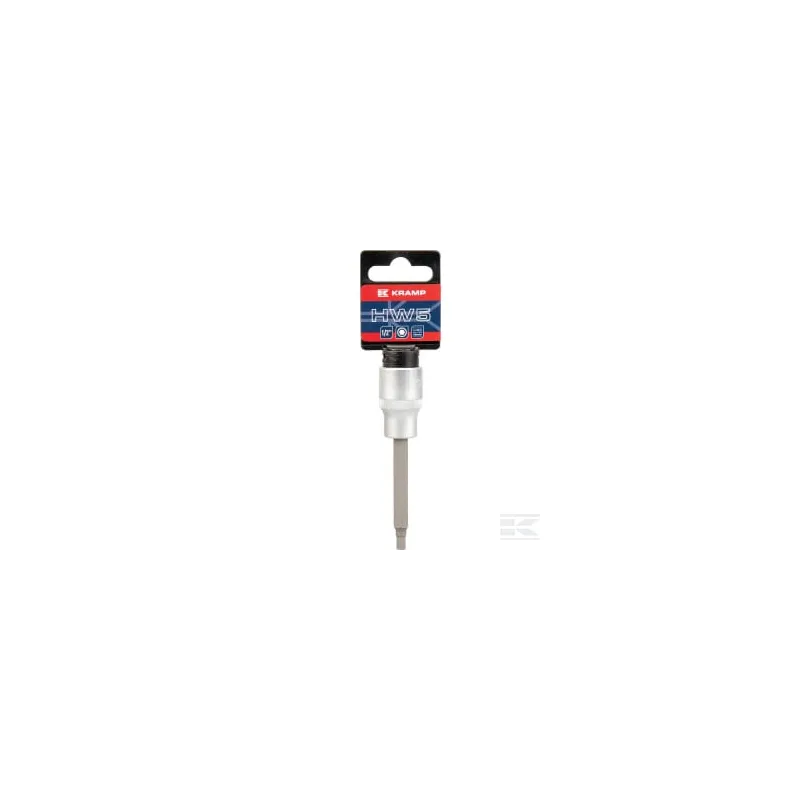 Douille de tournevis longue 1/2" Hex 5 mm