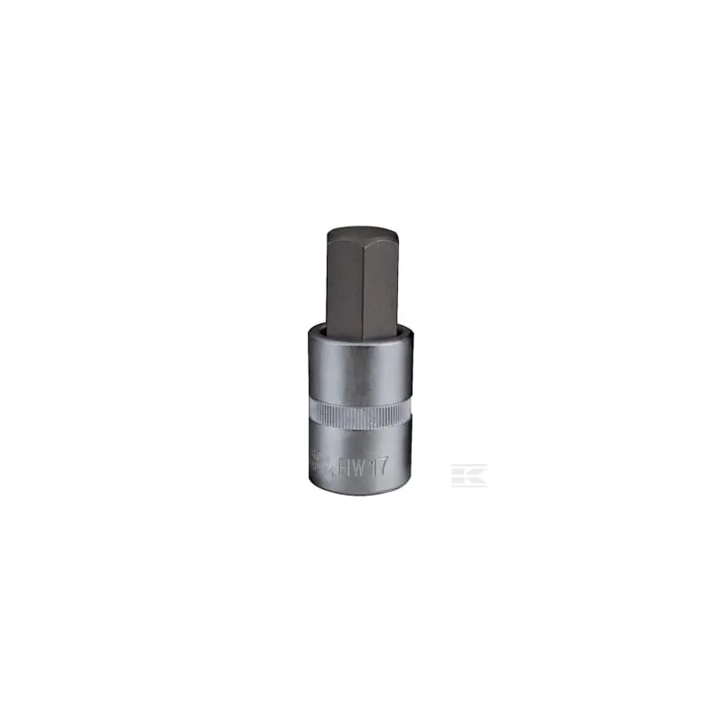 Douille de tournevis 1/2" Hex 17 mm
