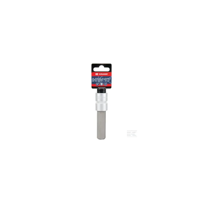 Douille de tournevis longue 1/2" Hex 17 mm