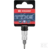 Douille de tournevis 1/4" Torx TX 9