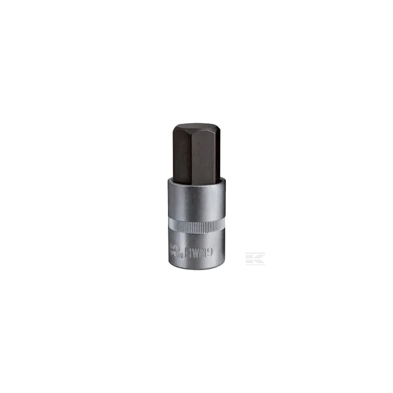 Douille de tournevis 1/2" Hex 19 mm