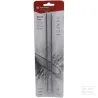 Lime pour chaîne de tronçonneuse 1/8" 3,2mm, ronde, sur carte blister, (2x)