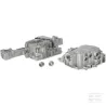 Kit de boîtiers 4 ports (supérieur/inférieur)