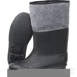 Wellingtons PVC avec semelle intérieure en feutre, 43
