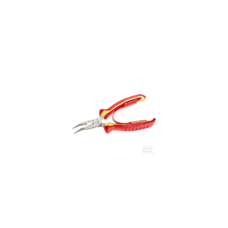 Pince à bec demi-rond 160 mm