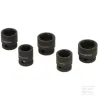 Clé à chocs pneumatique et jeu de 5 douilles , 1/2", 680 Nm, type Super Mini