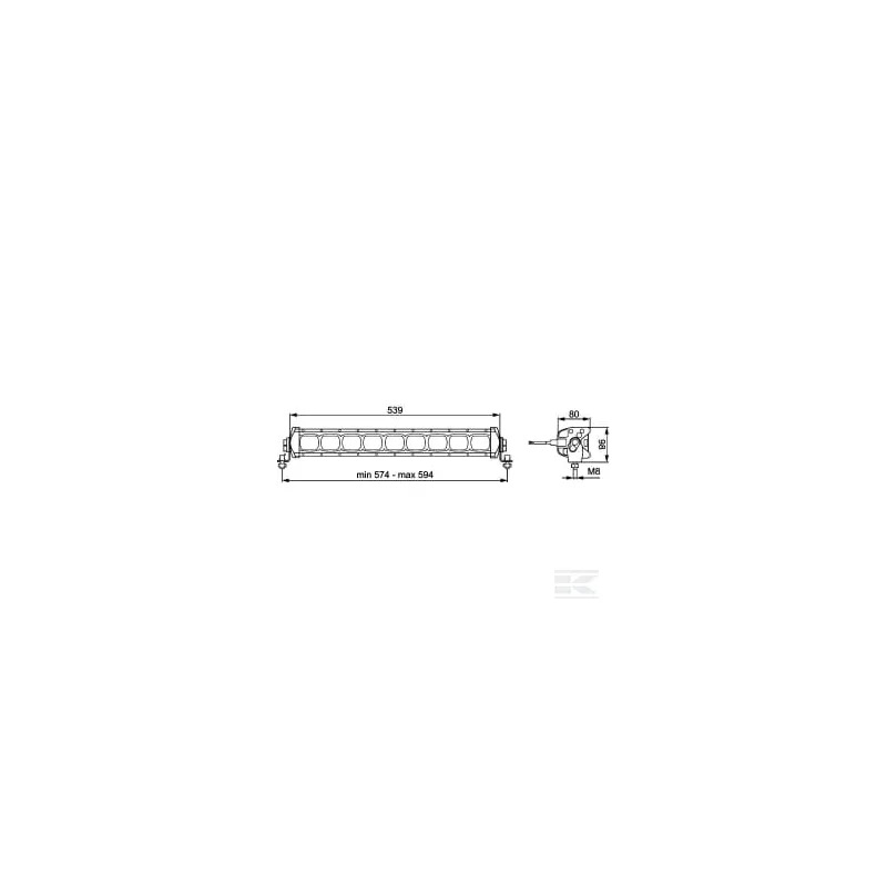 Barre d'éclairage LED LBX-540 HELLA
