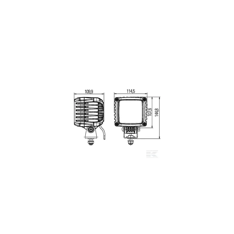 Phare de travail Power Beam LED