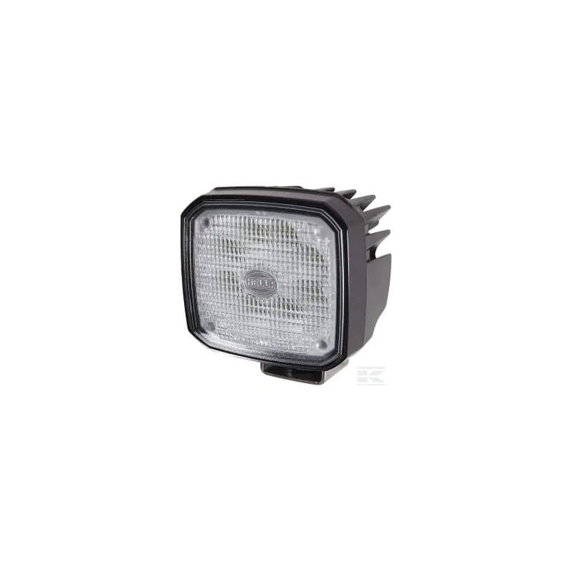 Phare de travail LED, 4000 lm, rectangulaire 12-24 V, blanc, 115 x 85,5 x 132,5 Deutsch plug, 8 LED, Hella
