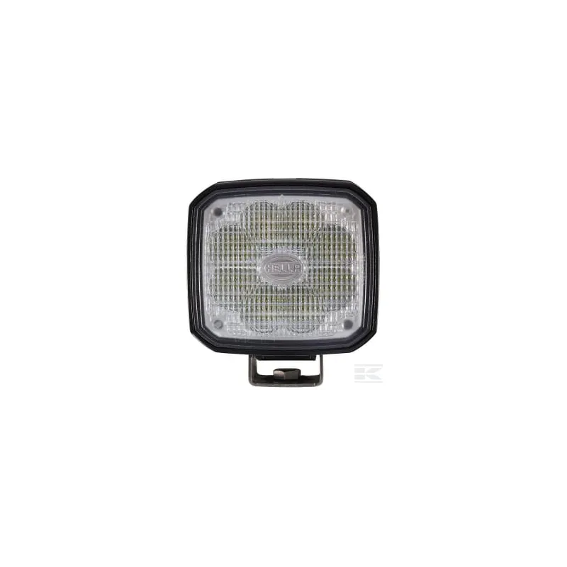 Phare de travail LED, 4000 lm, rectangulaire 12-24 V, blanc, 115 x 85,5 x 132,5 Deutsch plug, 8 LED, Hella