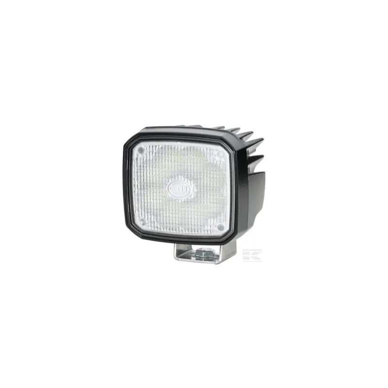Phare de travail LED, 4000 lm, rectangulaire 12-24 V, blanc, 115 x 85,5 x 132,5 Deutsch plug, 8 LED, Hella
