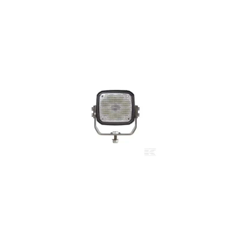Phare de travail LED 4000lm, carré 12/24V, blanc, ultra longue portée prise Deutsch 8 LED Hella