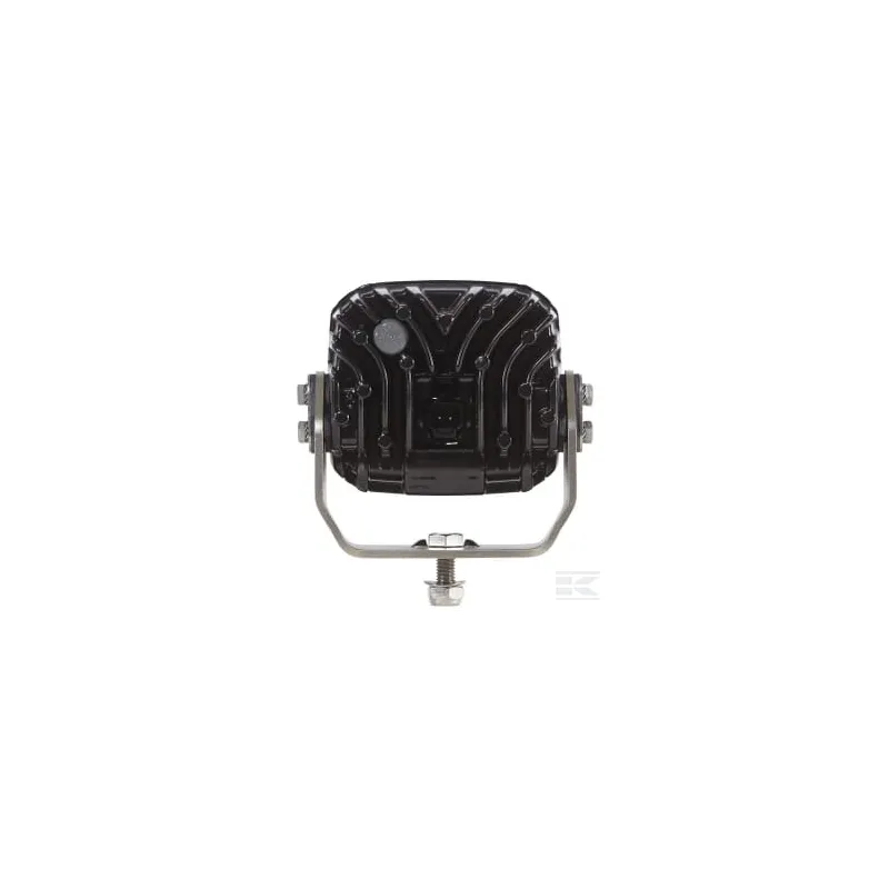 Phare de travail LED 4000lm, carré 12/24V, blanc, ultra longue portée prise Deutsch 8 LED Hella