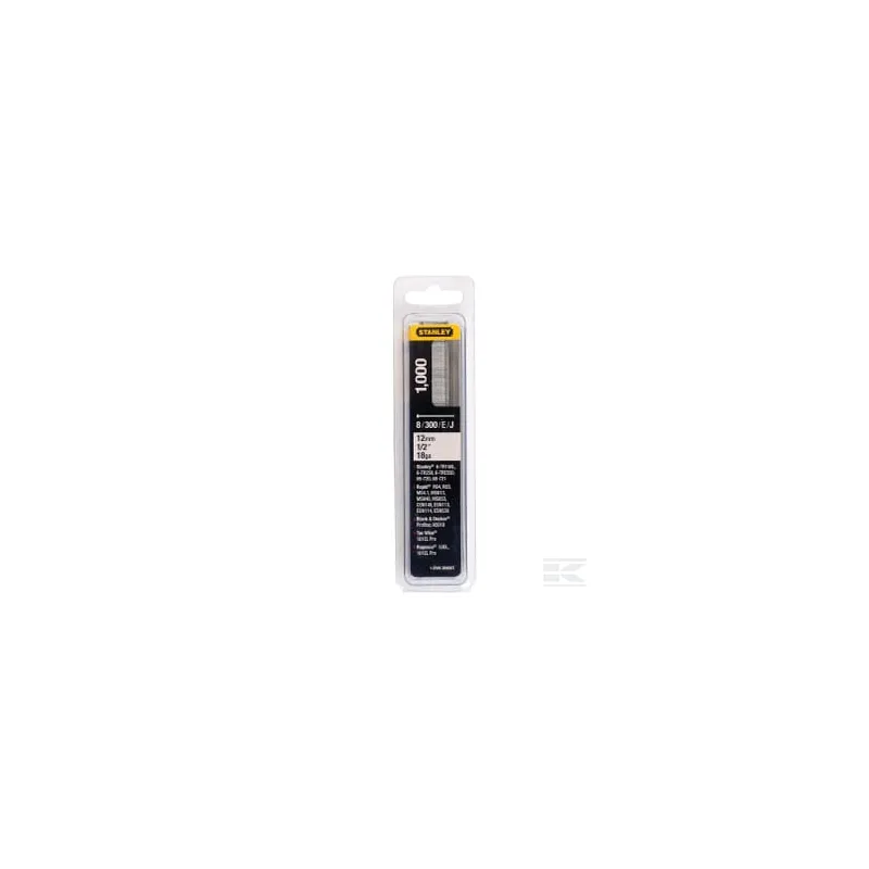 Clou 12mm type J - 1000 pièces