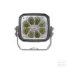 Phare de travail LED 4000lm, carré 12/24V, blanc, ultra longue portée prise Deutsch 8 LED Hella