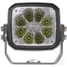 Phare de travail LED 4000lm, carré 12/24V, blanc, ultra longue portée prise Deutsch 8 LED Hella