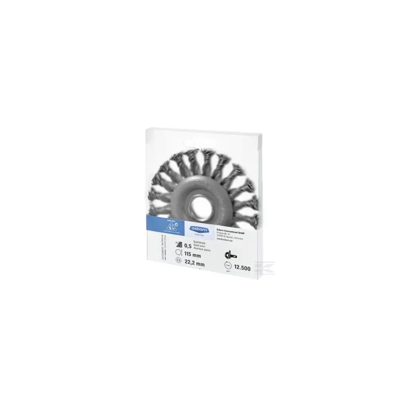 Brosse à roue D 115 x 10 B22,2 gz-STW 050
