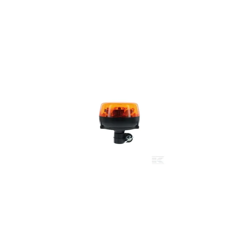 Gyrophare LED, 11W, 9-32V, ambre, montage sur poteau flexible, rotatif, Ø140mmx142mm, CL3, ATLAS