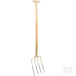Fourche à fumier 4 ds+man. 100cm