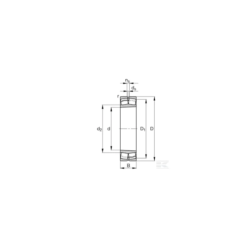 Roulement à rouleaux sphériques 50x110x40mm INA/FAG