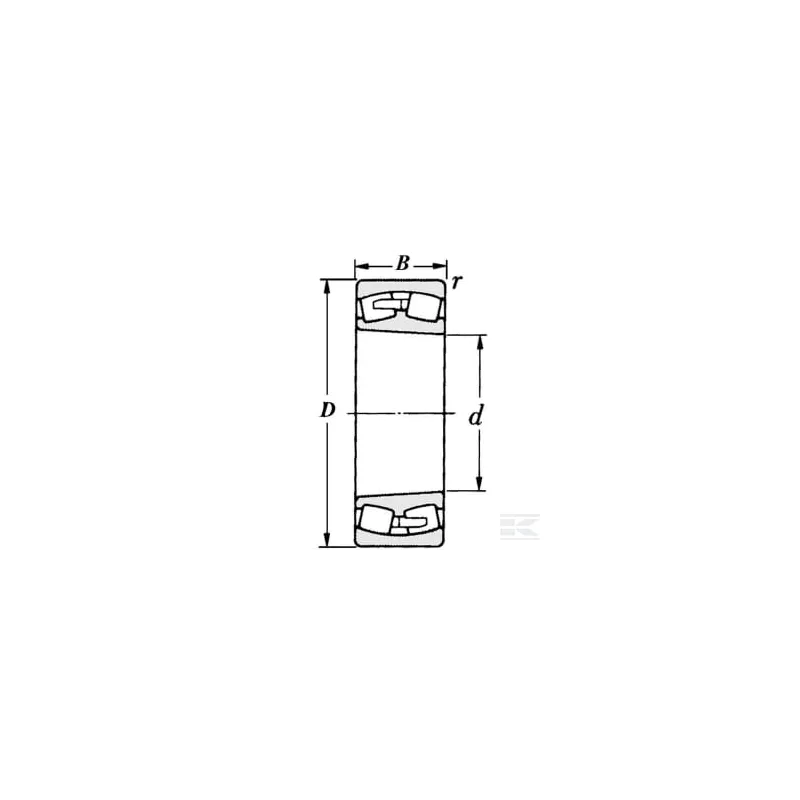 Roulement à rouleaux 170x280x88mm SKF
