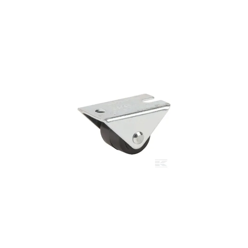 Roue fixe roulement en polyamide Ø14x14mm, Fixation de plaque: 30x17mm Load: 25kg, Ro-Carr