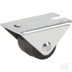 Roue fixe roulement en polyamide Ø14x14mm, Fixation de plaque: 30x17mm Load: 25kg, Ro-Carr