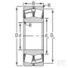 Roulement à rouleaux sphérique 30x62x20mm Timken