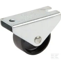 Roue fixe roulement en polyamide Ø25x13mm, Fixation de plaque: 40x17mm Load: 25kg, Tente