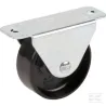 Roue fixe roulement en polyamide Ø45x18mm, Fixation de plaque: 67x24mm Load: 40kg, Tente