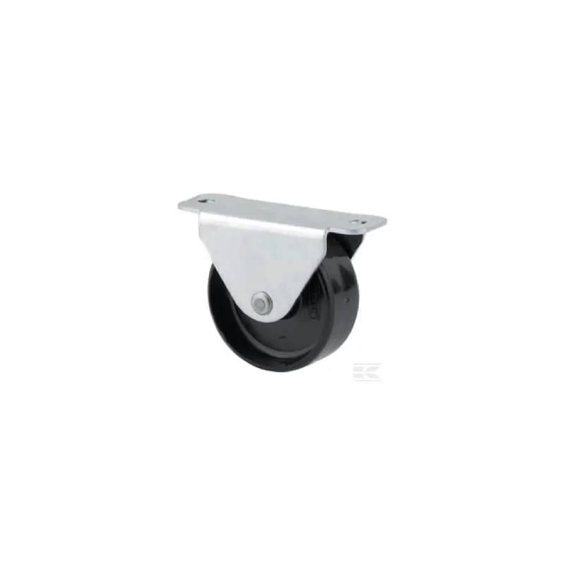 Roue fixe roulement en polyamide Ø30x15mm, Fixation de plaque: 45x20mm Load: 30kg Tente