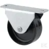 Roue fixe roulement en polyamide Ø30x15mm, Fixation de plaque: 45x20mm Load: 30kg Tente