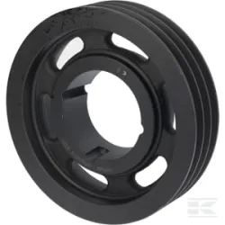 Poulie pour courroie trapézoïdale 3 rainures B ou SPB diamètre 257 mm pour douille taperlock 3020 Kramp