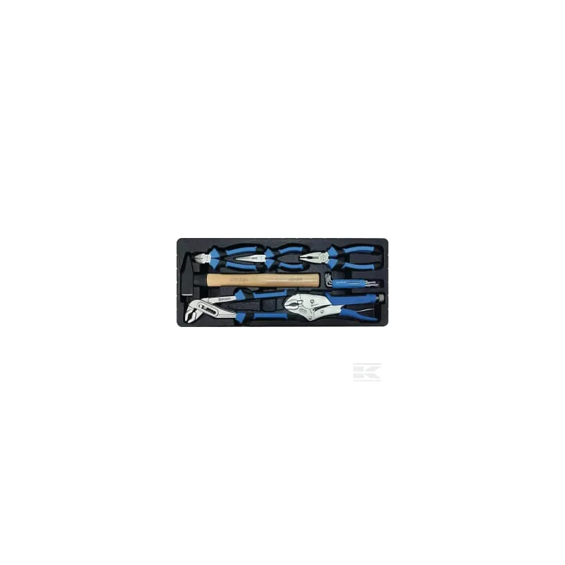 Coffre à outils à 3 tiroirs + 108 outils - clés/tournevis/pinces/marteau