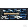 Coffre à outils à 3 tiroirs + 108 outils - clés/tournevis/pinces/marteau