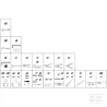 Coffre à outils à 3 tiroirs + 108 outils - clés/tournevis/pinces/marteau