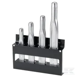 4 burins nervures- std metal