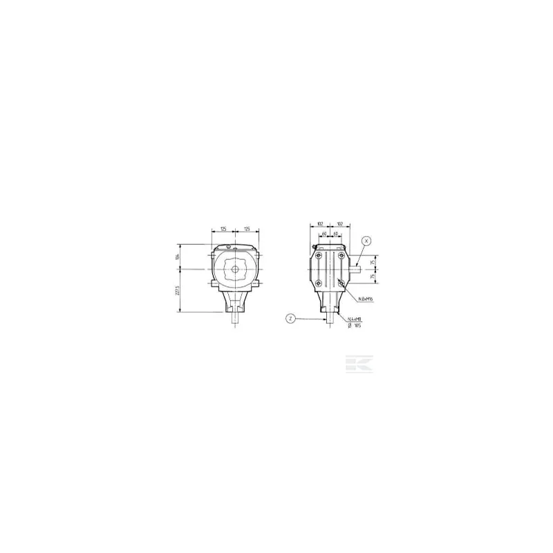Boîtier T-22F 3:1