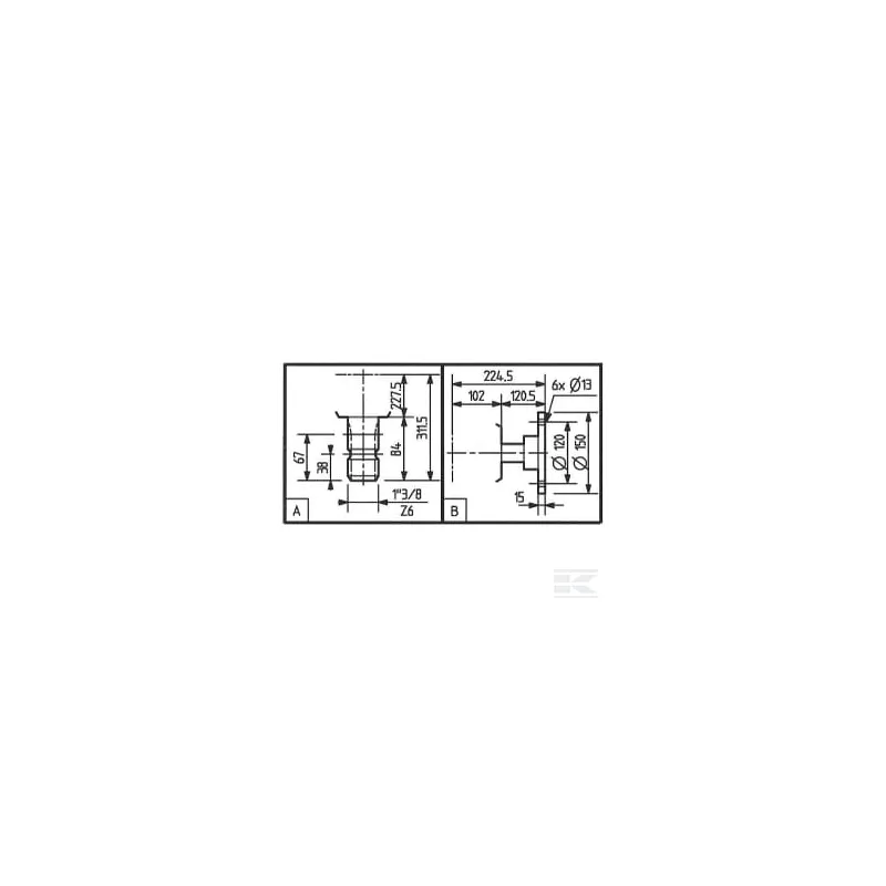 Boîtier T-22F 3:1