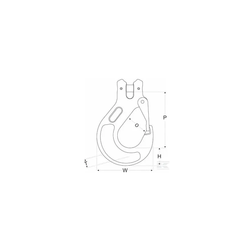 Croch éling à chape RCH13 13mm